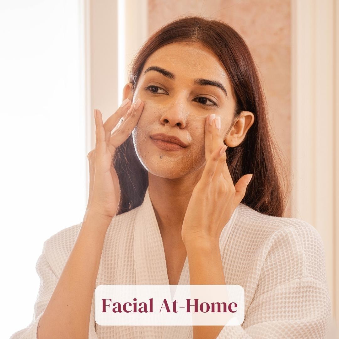 Here’s how you can do a Facial At-Home - LuxaDerme