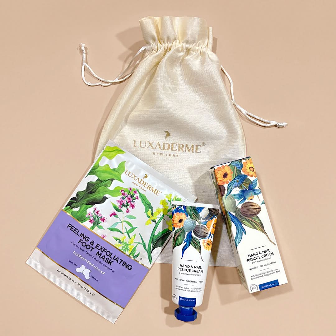 Hand Cream & Foot Peel Duo - LuxaDerme