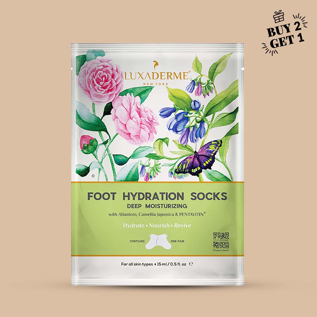 Foot Hydration Socks - LuxaDerme